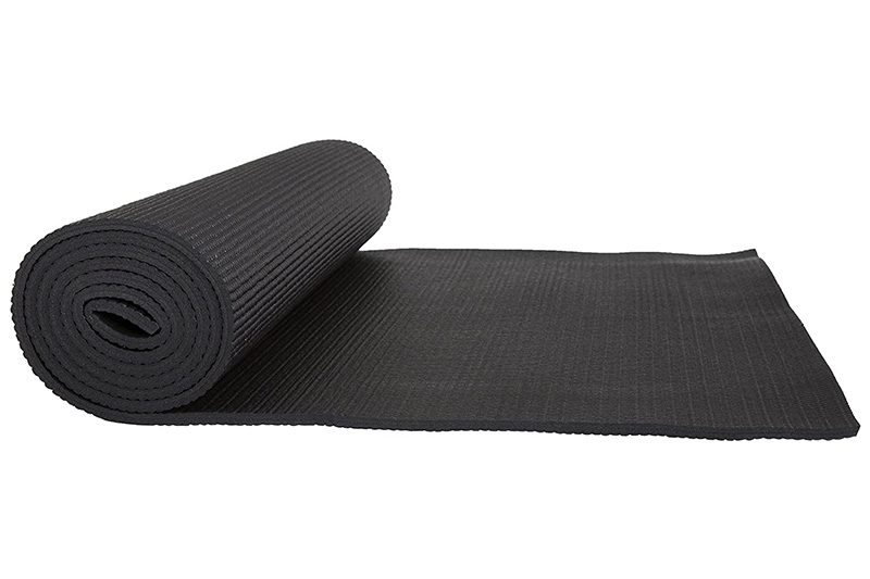 4mm düz renk PVC Kayışlı Yoga Minderi